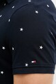 Тениска с яка Tommy Hilfiger MW0MW39835 тъмносин