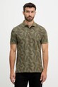 Хлопковое поло Tommy Hilfiger хлопок зелёный MW0MW40680