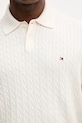 Tommy Hilfiger polo bawełniane MW0MW40701 beżowy