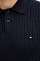 Tommy Hilfiger pamut póló MW0MW40701 sötétkék