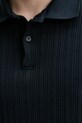 Samsoe Samsoe polo bawełniane SAKEVIN M25200034 granatowy