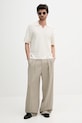Calvin Klein tricou polo LV04LC323G bej AW25