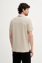 Bavlněné polo tričko Calvin Klein LV04LC239G béžová AW25