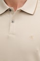 Bavlněné polo tričko Calvin Klein béžová LV04LC239G