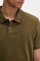 Calvin Klein polo męskie bawełniane LV04LC239G zielony