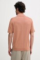 Odzież Calvin Klein polo bawełniane LV04LC326G pomarańczowy