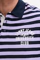 Pamučna polo majica Tommy Jeans DM0DM21786 ljubičasta