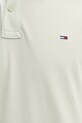 Памучна тениска с яка Tommy Jeans DM0DM21846 зелен