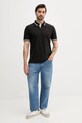 Tommy Jeans polo de bumbac DM0DM21846 negru AW25