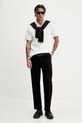 Tommy Jeans polo bawełniane biały DM0DM21935