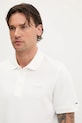 Bavlnené polo tričko Tommy Jeans DM0DM21935 biela