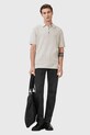 Поло з домішкою вовни AllSaints ASPEN бежевий M025KA