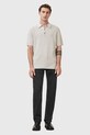 AllSaints polo z domieszką wełny ASPEN M025KA beżowy