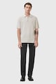 Polokošeľa z vlnenej zmesi AllSaints ASPEN M025KA béžová