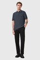 Поло з домішкою вовни AllSaints ASPEN темно-синій M025KA