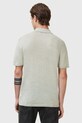 AllSaints polo wełniane MODE zielony M086KB