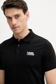Karl Lagerfeld tricou polo negru 553235.745088