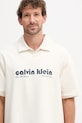 Odzież Calvin Klein Jeans polo LV04RC243G beżowy