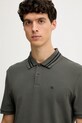 Calvin Klein Jeans polo bawełniane zielony LV04RC276G