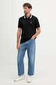 Бавовняне поло Calvin Klein Jeans LV04RC276G чорний AW25