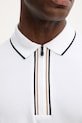 BOSS Green polo 50544450 biały