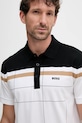 Polo majica BOSS Green Paule GOC bijela 50544477