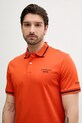 BOSS pamut póló narancssárga 50543257