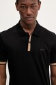 Odzież BOSS polo bawełniane 50543865 czarny