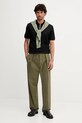 BOSS polo de bumbac 50543880 negru AW25