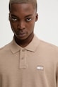 Bavlněné polo tričko Tommy Jeans béžová DM0DM22063