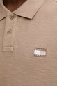 Tommy Jeans polo bawełniane DM0DM22063 beżowy
