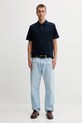 Tommy Jeans polo de bumbac DM0DM22415 bleumarin AW25
