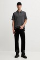 Tommy Jeans polo de bumbac DM0DM22415 gri AW25