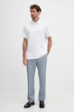 Michael Kors tricou polo CT552LFHSA alb AW25