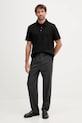 Michael Kors tricou polo CT552LFHSA negru AW25