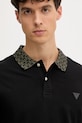 Guess tricou polo LYLE negru M5YP60.K7O64