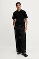 Тениска с яка HUGO 50542770 черен AW25