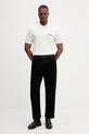 Βαμβακερό μπλουζάκι πόλο HUGO 50542830 μπεζ AW25