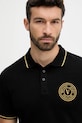 Versace Jeans Couture polo bawełniane czarny 79GAGT00.CJ01T