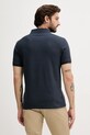 Îmbrăcăminte Barbour polo de bumbac WADWORTH MML1398 bleumarin