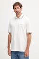 Pamučna polo majica Armani Exchange bez uzorka bijela XM000993.AF10361