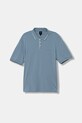 Armani Exchange polo z elastanem niebieski XM001557.AF10363