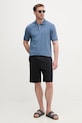 Armani Exchange polo da uomo con cotone XM001557.AF10363 blu SS26