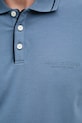Armani Exchange polo da uomo con cotone XM001557.AF10363 blu