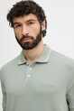 Armani Exchange поло чоловіче з бавовною зелений XM001557.AF10363