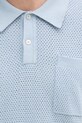 Pepe Jeans polo din bumbac PM702536 albastru