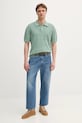 Pepe Jeans polo bawełniane PM702536 zielony AW25