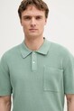 Pepe Jeans polo bawełniane zielony PM702536