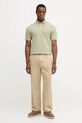 Hackett London polo bawełniane HM5600001 zielony AW25