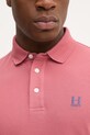 Hackett London polo bawełniane czerwony HM5600001